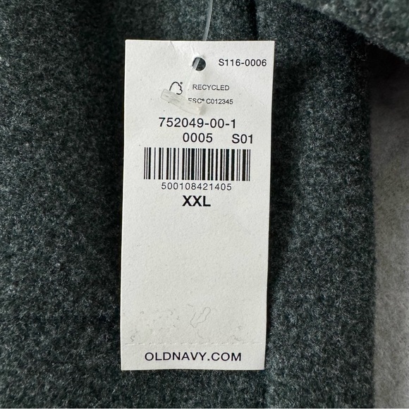 Old Navy Coat Womens XXL Long Line Cardigan Coat Button Front Dark Bottle Green - Picture 12 of 16